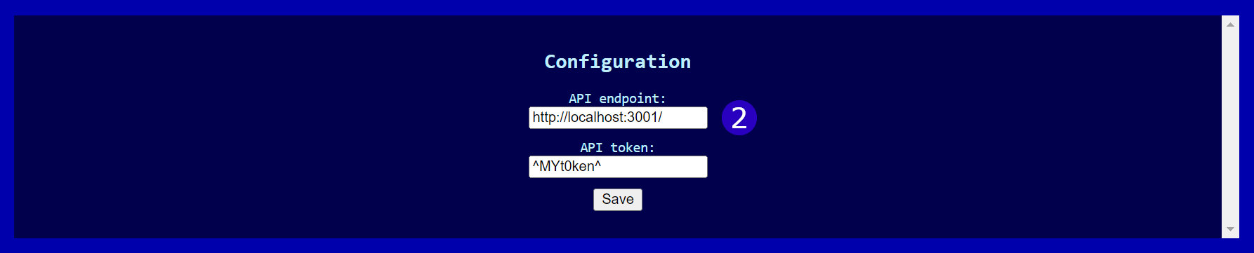 API info